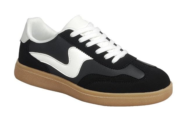 Forever Link Modern-12 Women's Low Top Lady Sneakers Lace-up Fashion Shoes