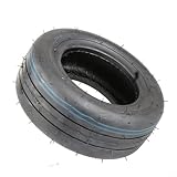 NbgrvB Pneumatico senza camera d'aria da 5 pollici per personalizzazione Drift Kart ruota in gomma leggera per kart da corsa per 80/60-5 nero