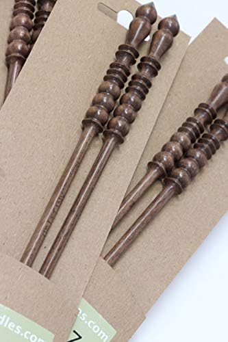 Brittany Black Walnut Single Point Needles (10") image 4