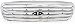 Evan-Fischer EVA17772015640 Grille for Ford Crown Victoria 98-11 Plastic Chrome Replaces OE# 6W7Z8200BA-PFM