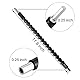 Zology Rechtwinklige Bohrer und flexible Winkelverlängerung Bit Kit für Bohrer oder Schraubendreher 1/4 Buchse Adapter,handliche,solide Konstruktion nützlich in engen Arbeitsbereich