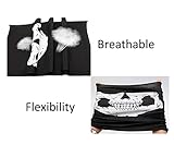 CBValleyol 3 Piece Multifunctional Motorcycle Face Mask,Breathable Seamless Tube Skull Shield Ski Mask (White/Red/Green) - Image 5