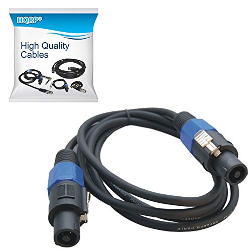 Câble Speakon HQRP pour Ampeg SVT-CL haut-parleur conducteur cuivre haute fidélité