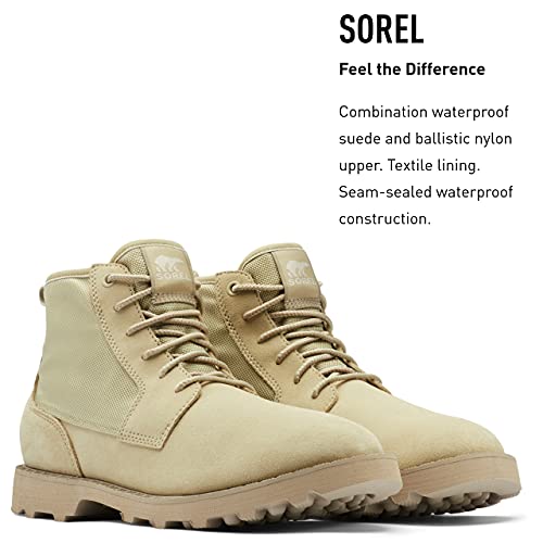 Sorel Men's Caribou Mod Chukka Wp Boot — Laurel Leaf, Silver Sage — Waterproof Suede & Nylon Rain Boots — Size 10 #TOP2