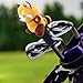 kowaku Bear Golf Wood Driver Headcover Golfer Gift Anti Scratch Lovely, Guard Golfer, Animal Shaped Head Cover Club Head Cover, FW