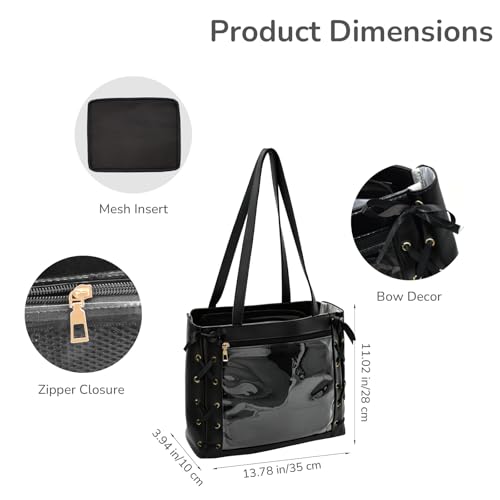 Bolso Ita Tote grande con portapines moño kawaii miniatura 4