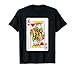Herzk&ouml;nig Poker Kartenspiele Spielkarten Black Jack T-Shirt
