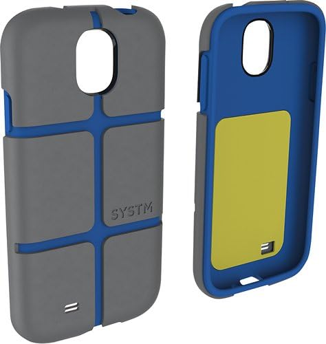 SYSTM by Incase - Chisel Case for Samsung Galaxy S 4 Mobile Phones - Gray/Blue