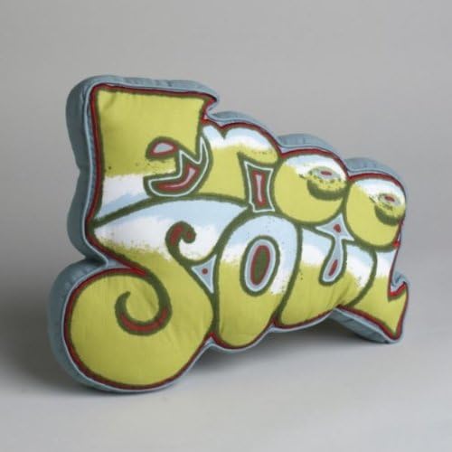 Graffiti Oblong Kids Decorative Pillow with Pouch