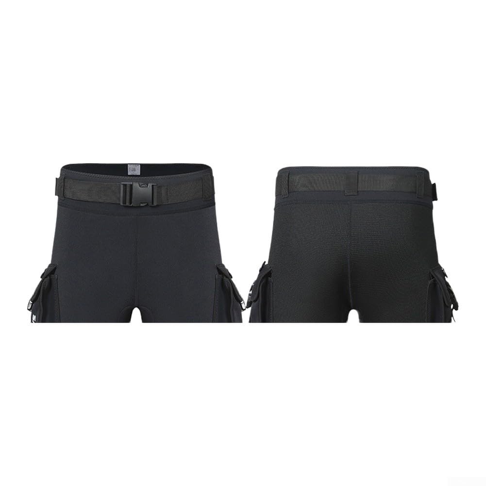 Pantaloncini da immersione in neoprene, Pantaloni da surf da uomo con tasche, Pantaloni da bagno impermeabili da spiaggia, Pantaloni da surf da snorkeling,