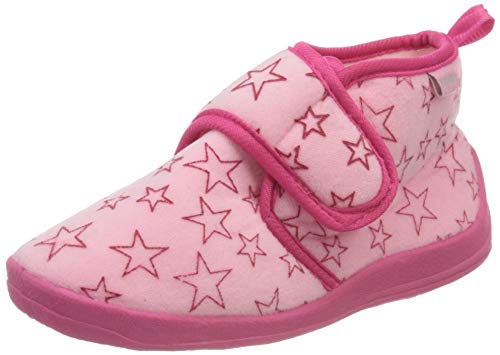 Playshoes Kinder Hausschuhe mit praktischem Klettverschluss,...