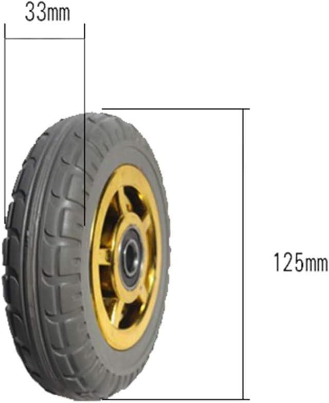 Caoutchouc robuste pour roues de 5 pouces à haute longévité - 7