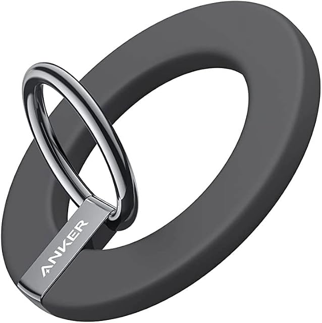 Anker 610 MagGo, magnetyczny uchwyt pierścieniowy do smartfona, odpowiedni do iPhone 14, 14 Pro, 14 Pro Max, 13, 13 Pro, 13 Mini, 13 Pro Max, 12, 12 Pro, 12 Pro Max (Interstellar)