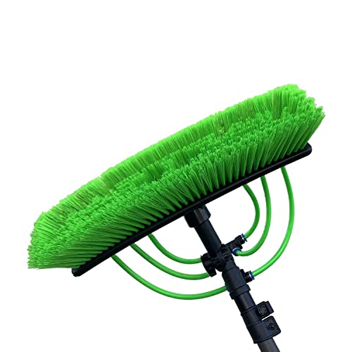 Equipmaxx 40 Foot Telescoping Carbon Fiber Water Fed Pole For Home And Commercial Window Cleaning Kit, Glass, And Solar Panel Cleaning Brush & Pole, Washing Equipment Tool Solution #TOP5