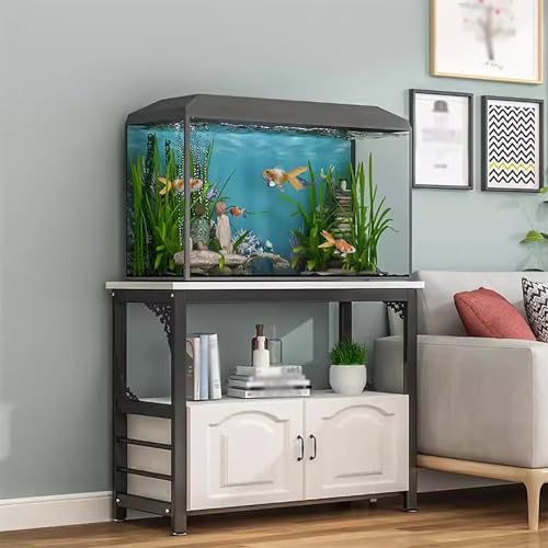 Support pour aquarium et étagère de rangement résistant en métal