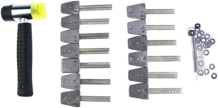Bump Keys HUK Lock Pick Set, Fast Open Tool for Common Locks, Bump Key Hammer, Professional Locksmith Tools