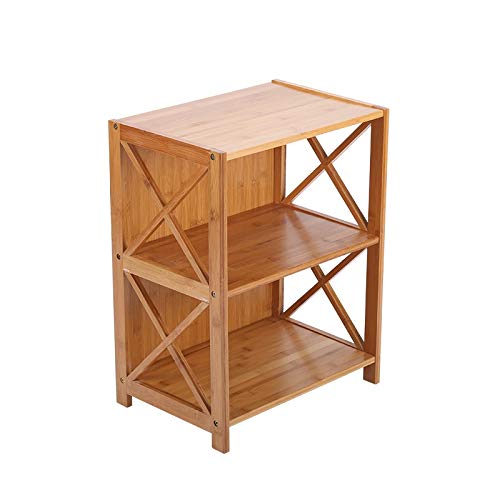 Urbancart® Bamboo Book Shelf, Plant and Flowers Shelf Organizer for