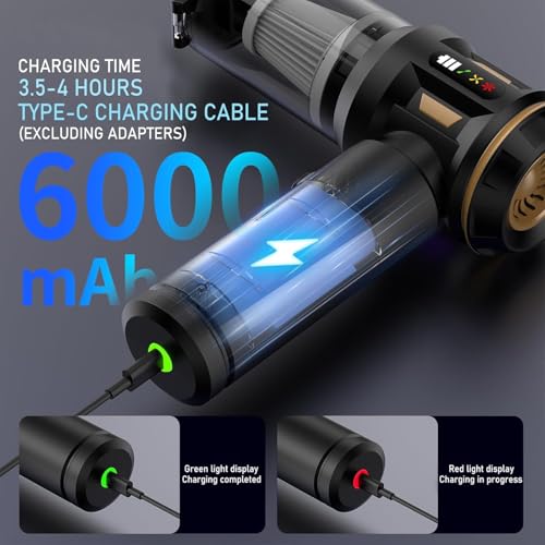 Image of Auto Hub 4 in 1 Vacuum Cleaner for Car & Home, Cordless Car Vacuum Cleaner & Blower | Rechargeable 6000mAh | BLDC Motor | 3 Speed Suction Upto 17000PA - 1 Year Warranty