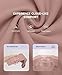 SHAPELLX Front Closure Bra for Women Post Surgery Compression Bra Post Op Support with Adjustable Straps Wirefree Brown