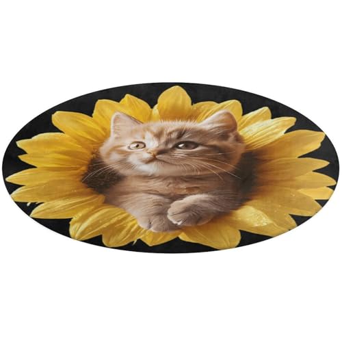 Tapete de terciopelo acogedor de girasol para decorar tu dormitorio 2