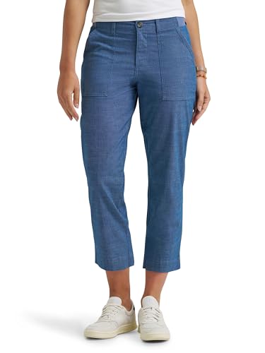 Image of Lee Women's Ultra Lux Comfort with Flex-to-go Utility Capri Pant