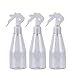 Produktbild MaoXinTek Sprühflaschen Leer Spray Flasche 200ML Kunststoff Durchsichtig für Garten Pflanze Blume 3 Stück
