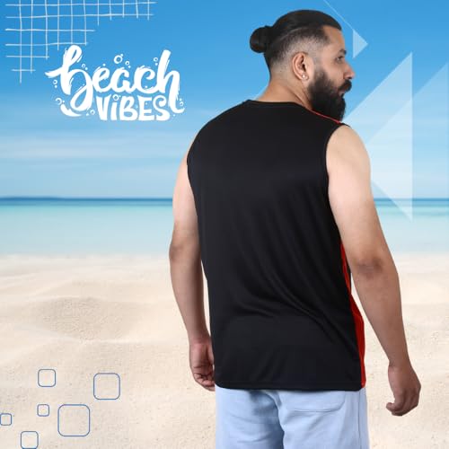 Image of Sleeveless T Shirts for Men - Gym Vest, Sando Tank Top Wear, Workout Baniyan, Stringers Inner Shirt, Bodybuilding Tshirts, Sports Tshirt Vests, Stylish Tanks Tops