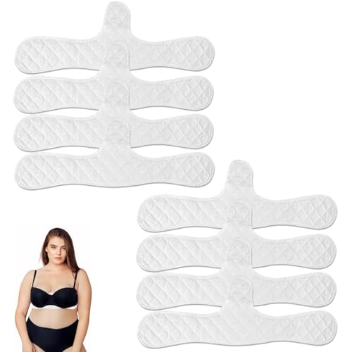 GXGM 8 Pezzi Cuscinetti Antisudore per Reggiseno in Cotone, Assorbi
