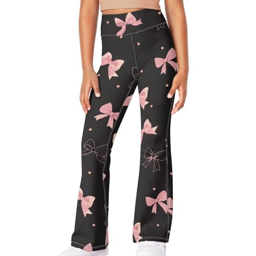 Blend Girls Bell Bottom Pants High Waist Flare Leggings 5-14 Years3