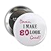 CafePress Hot 80Th Birthday 2.25 Button 2.25