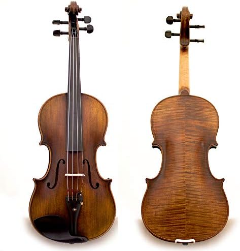 Sky Guarantee Mastero Sound Copy of Stradivarius 4/4 Size Professional Hand-made 4/4 Full Size Acoustic Violin Antique Style Ebony Parts