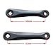 Fancyes Kids Bike Crank Arm Bicycle Crank Left Arm Replacement Professional Durable Metal Left Single Chain Crank Arm for Road Bikes Mountain Bikes, 140mm