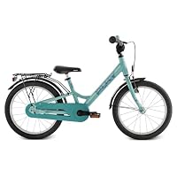 PUKY YOUKE 18 | Kinderfahrrad 18 Zoll ab 5 Jahren | Fahrrad für Kinder mit Rücktrittbremse & V-Brake | Höhenverstellbar & Leicht | Kinder Fahrrad ab 5 Jahre | Made in Germany