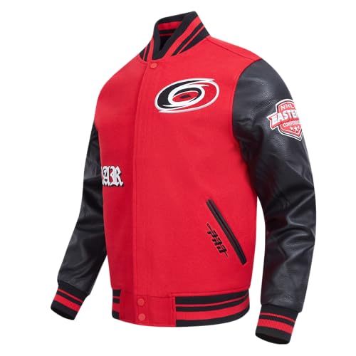 Image of Pro Standard Mens NHL Old English Varsity Jacket