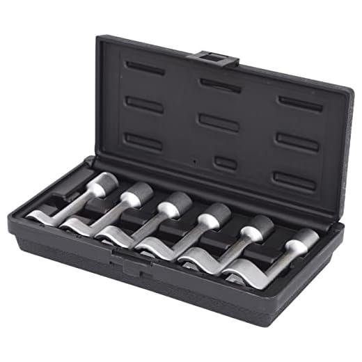 KS Tools 913.1210 1/2" Offener Ring-Steckschlüssel-Satz, 6-tlg.