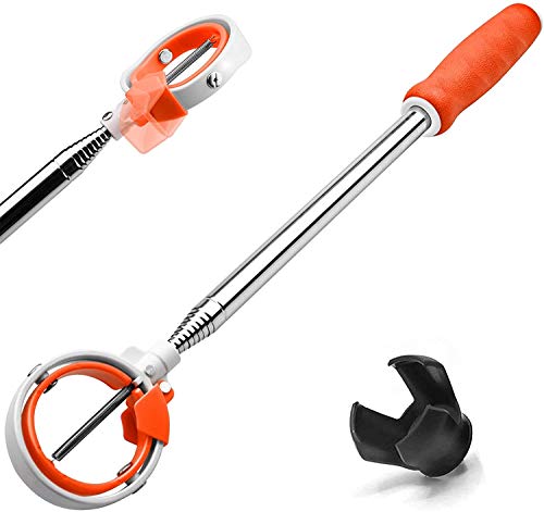 Golf Ball Retriever, Golf Ball Retriever Telescopic For Water With Spring Release-Ready Head, Ball Retriever Tool Golf With Locking Clip, Grabber Tool, Golf Accessories Golf Gift For Men (Orange,9Ft) #TOP7