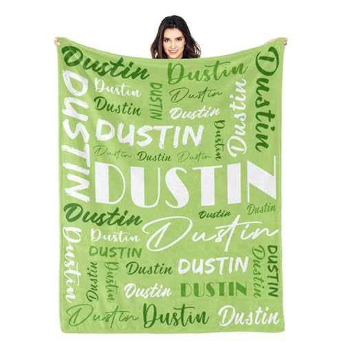 Personalized Blankets for Kids with Names Customized Blankets with Name for Adult Custom Blanket Gift for Birthday Christmas Valentines Day Gift