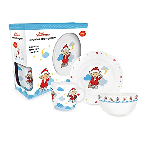 Trötsch Unser Sandmännchen Geschirrset aus Porzellan: Geschirr für...