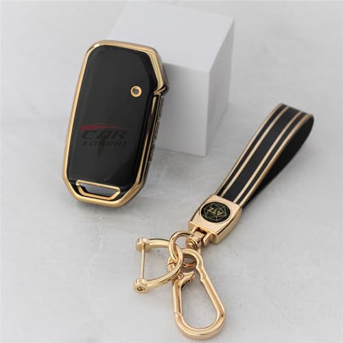 Image of Car Key Cover Fit for New Kia Seltos Facelift 2024 2023 | Carens, Clavis x line | Sonet Facelift - 4 Button Smart Key