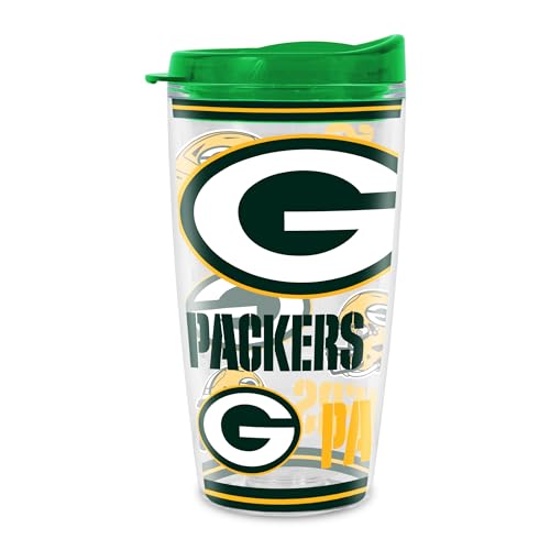 Image of Rico Industries NFL Football Double Wall Mayhem 16oz Tritan Tumbler W Lid