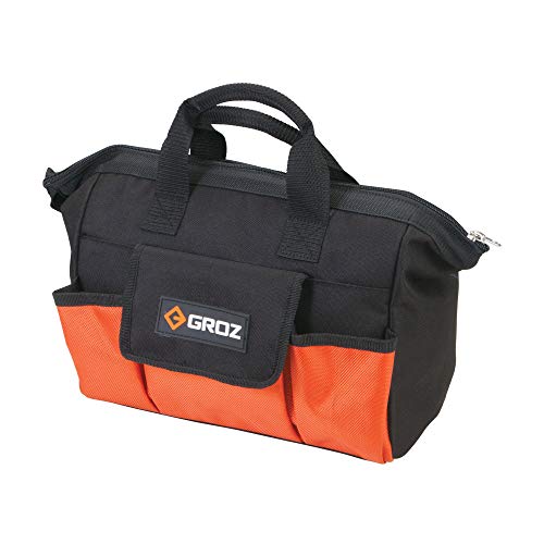 Groz Durable, Medium Nylon Tool Bag for Mechanics, Plumbers, Electricians, Homeowners, DIYers | 12” × 9” × 5.5” | Maximum Capacity: 10 Kgs | Compact, Portable, Premium, Rugged | NTB/3 (B07J1Z4SLX) Amazon Price History, Amazon Price Tracker