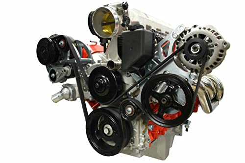 Ict Billet Air Conditioner Compressor Bracket Compatible With Ls Corvette R4 A/C Ls1 Ls3 Cts-V Lsx Ls7 Ls9 Ls3 Ls2 Lq4 Lq9 Ls6 L92 L99 L33 Lr4 Designed & Manufactured In The Usa 551585X-1 #TOP6