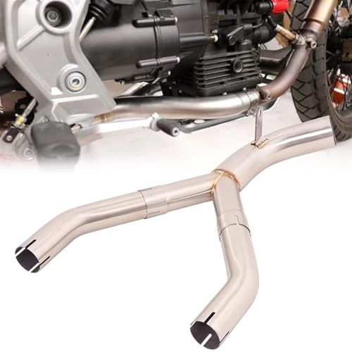 Tube de liaison intermédiaire pour rénover l'échappement Moto Guzzi V85 TT