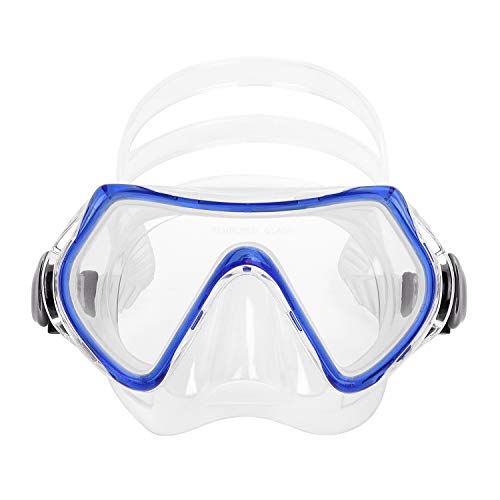 Clobeau Kids Swim Goggles Girls Boys Swimming Goggles Waterproof Dive Mask Anti Fog UV Protection Shatterproof No Leaking Swim Glasses Child Swimming Mask for Snorkeling Swimming Diving (Acid Blue)