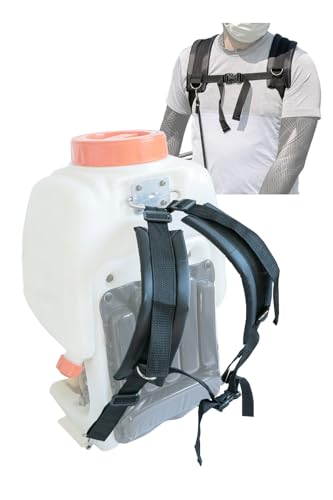 【2025改良/耐荷重25s】 AHEART 背負いベルト 噴霧器 刈払機 草刈り機 交換 ベルト (胸ベルト付)
