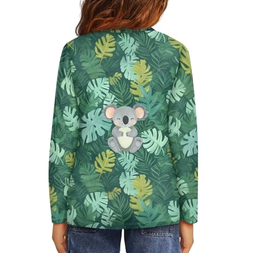 Image of Long Sleeve Shirts for Girls Winter Tops 3-16t Cartoon T Shirts for Fall Clothes