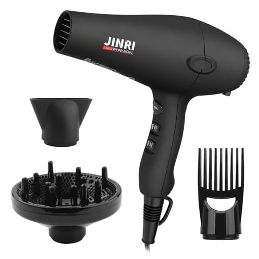 1875w Professional Tourmaline Hair Dryer,Negative Ionic Salon Hair Blow Dryer,DC Motor Light Weight Low Noise Hair Dryers with Diffuser & Concentrator