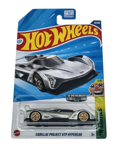 Image of Hot Wheels Cadillac Project GTP Hypercar HW Exotics for Ages 3 Years and Up 99 /250 (Grey)