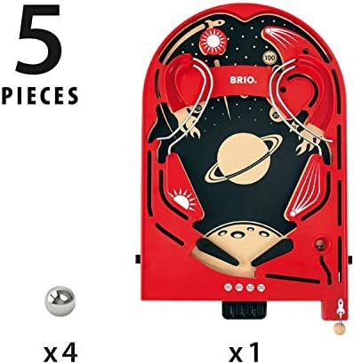 BRIO Pinball Machine - Kids Games for Age 6 Years Up - Gifts for Children and Families