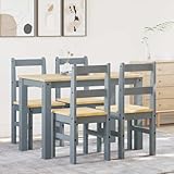 🍉Schaffe mit dieser Essgruppe aus Holz einen gemütlichen und einladenden Ort, um deinen Tag zu beginnen oder zusammen mit der Familie eine großartige Mahlzeit zu genießen! Robust und stabil: Kiefernholz ist für seine Stärke und Haltbarkeit bekannt.